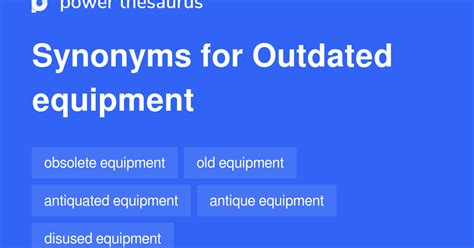 synonyms for equipment|EQUIPMENT in Thesaurus: 1000+ Synonyms & Antonyms for .